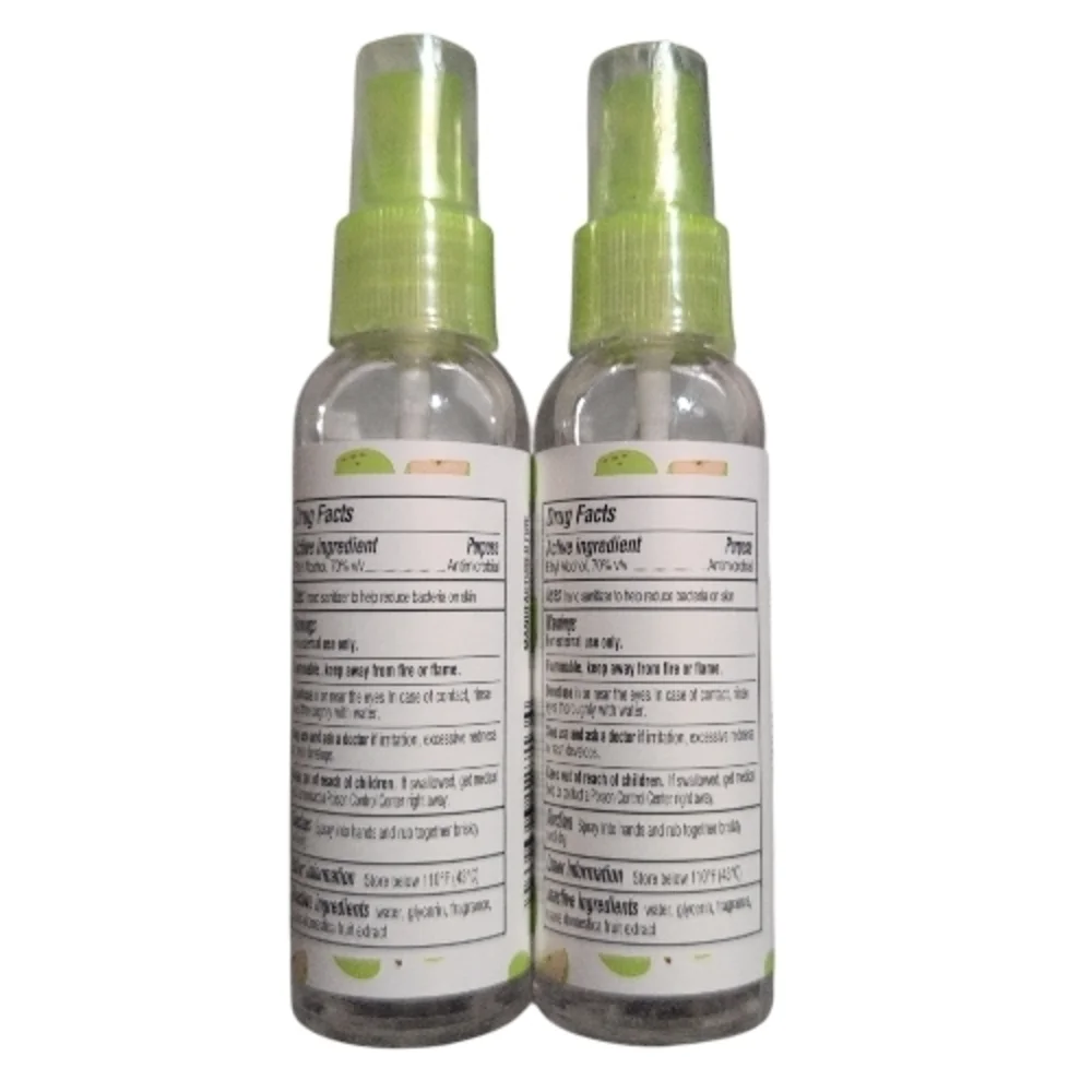 B-Pure Green Apple Scent Hand Sanitizer Spray - 2 Pack